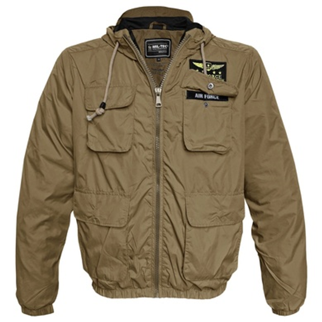 Куртка вітровка Mil-Tec AIR FORCE JACKET Койот XL - зображення 1