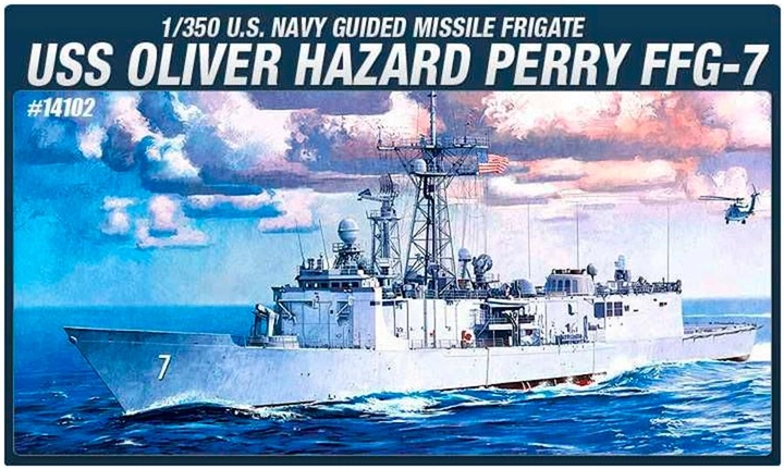 Model statku Academy USS Oliver Hazard Perry FFG-7 (8809258927150) - obraz 1