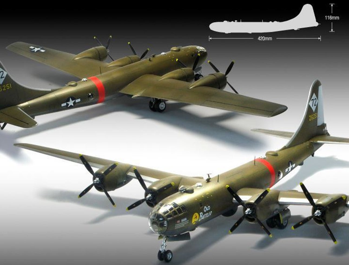 Model samolotu Academy USAAF B-29A Old Battler (8809258927891) - obraz 2