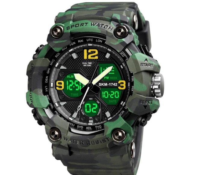 Часы наручные Skmei 1742CMGN camo green - изображение 2