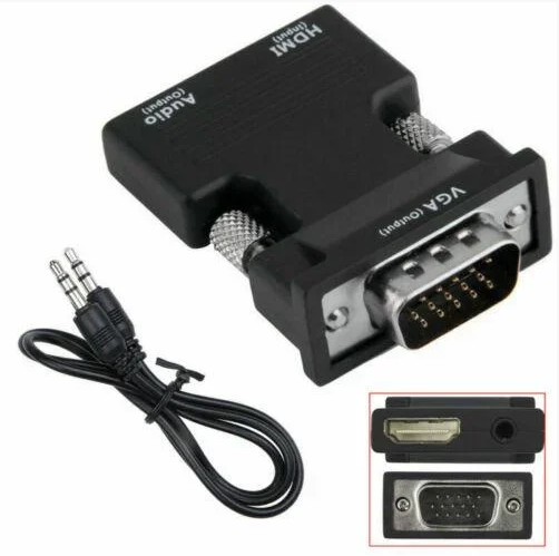 Перехідник UKC HDMI - VGA OUT зі звуком - зображення 2