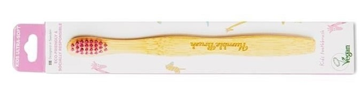 Зубна щітка The Humble Co. Kids Bamboo Ultra-Soft Purple Bristle (7350075690242) - зображення 3