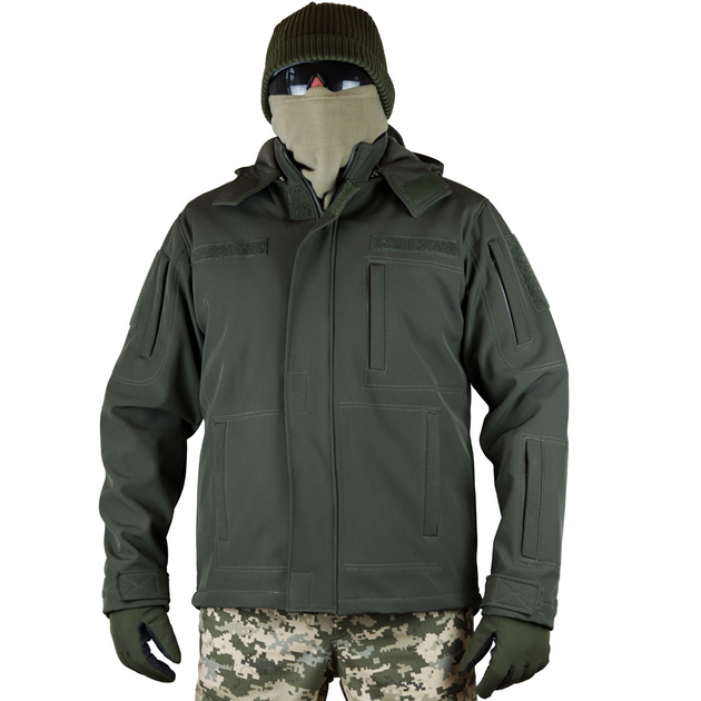 Куртка демісезонна тактична Caprice Soft shell 52р Олива - зображення 1