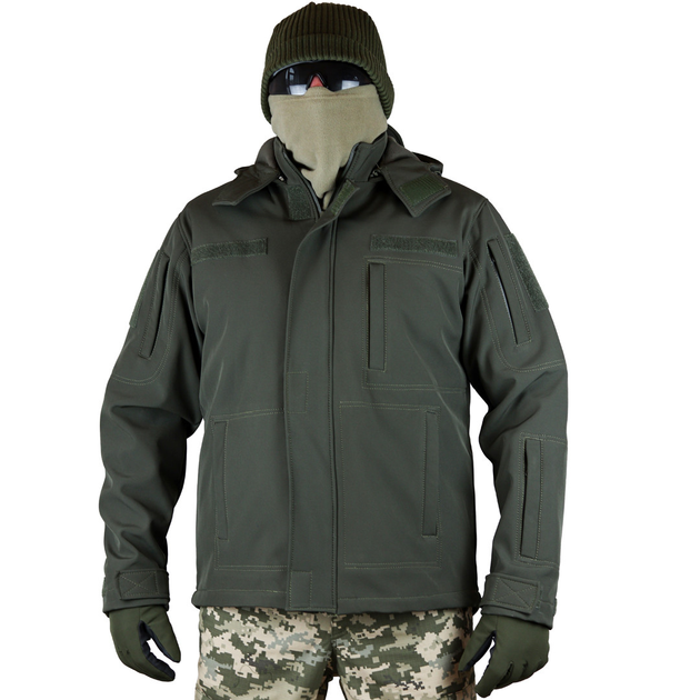 Куртка демісезонна тактична Caprice Soft shell 54р Олива - зображення 1