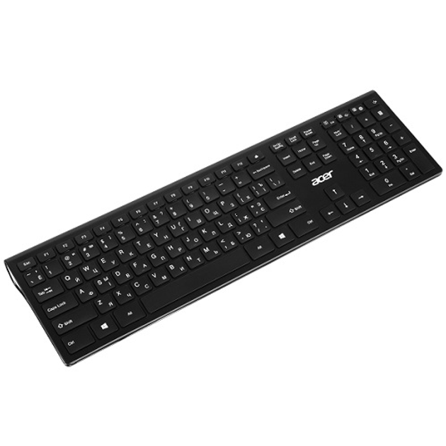 Комплект клавиатуры и мыши Acer ZL.KBDEE.00Z OKR030 WL USB2.0 черный - изображение 3