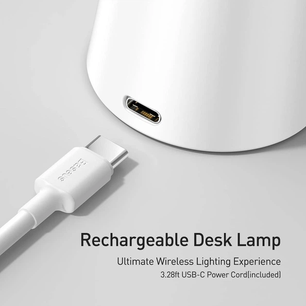 Настільна лампа складана Baseus Smart Lamp White (YM846) - зображення 2