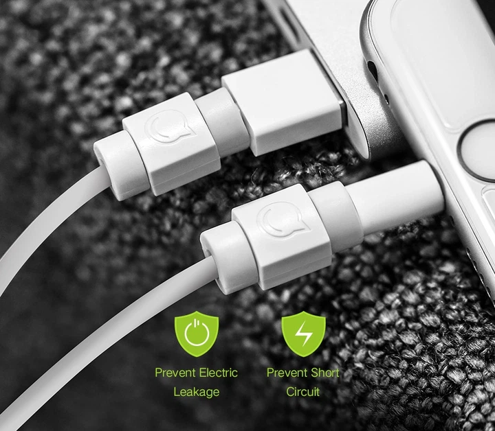 Защита для зарядных кабелей Ugreen 6 шт/уп (YM802) - Фото 4 Защита для зарядных кабелей Ugreen 6 шт/уп (YM802) - изображение 4