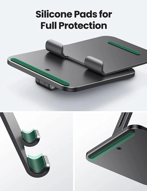 Настільна регульована підставка для планшета складана Ugreen Anthracite (YM961) - зображення 6