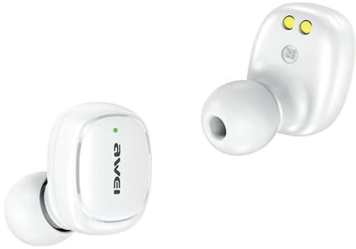 Słuchawki Awei T13 Pro ENC TWS White (AWE000177) - obraz 1