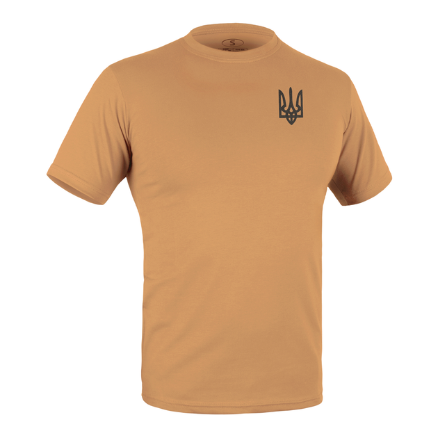 Футболка з малюнком P1G Тризуб Logo Coyote Brown 3XL (UA281-29891-CB-TRL) - зображення 1