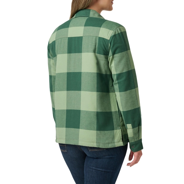 Куртка 5.11 Tactical Louise Shirt Jacket Trekking Green Check M (38085-1042) - изображение 2