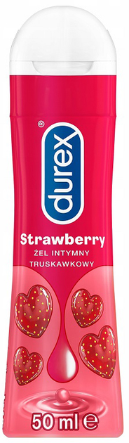 Żel intymny Durex Strawberry 50 ml (5038483870426) - obraz 1