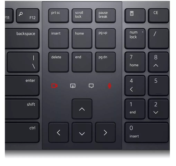 Клавіатура бездротовая Dell Premier Collaboration KB900 - US (580-BBDH) - зображення 5