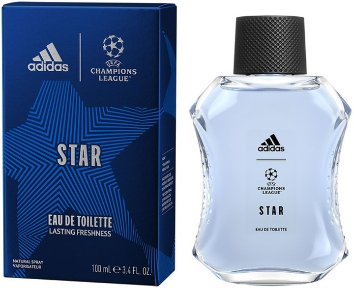 Woda toaletowa męska Adidas UEFA Champions League 10 Star Edition 100 ml (3616304693656) - obraz 1