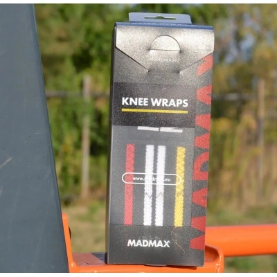 Бінт для спорту MadMax на коліна Knee Wraps Black (MFA-292-U) - Фото 5 Бінт для спорту MadMax на коліна Knee Wraps Black (MFA-292-U) - зображення 5