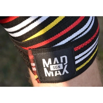 Бінт для спорту MadMax на коліна Knee Wraps Black (MFA-292-U) - Фото 9 Бінт для спорту MadMax на коліна Knee Wraps Black (MFA-292-U) - зображення 9