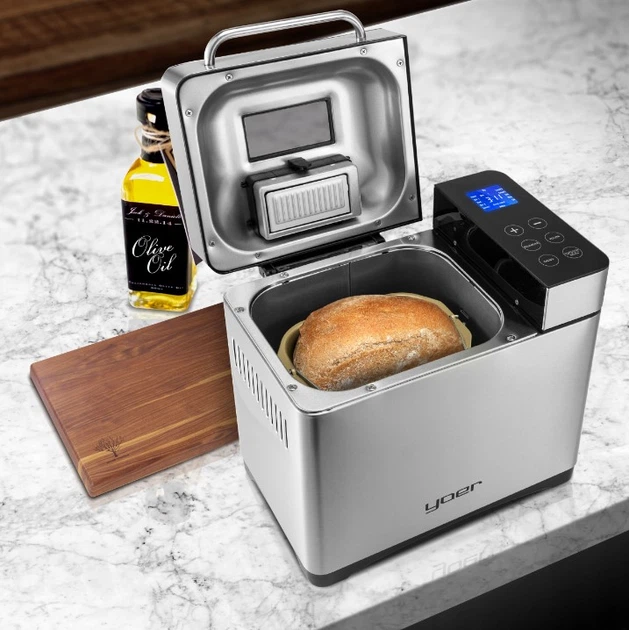 Хлебопечка Yoer Baker BM01S 710 Вт 19 программ Серебристо-черная - изображение 6