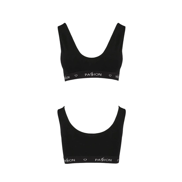 Спортивний топ з широкою гумкою Passion PS004 TOP black, size L - зображення 5