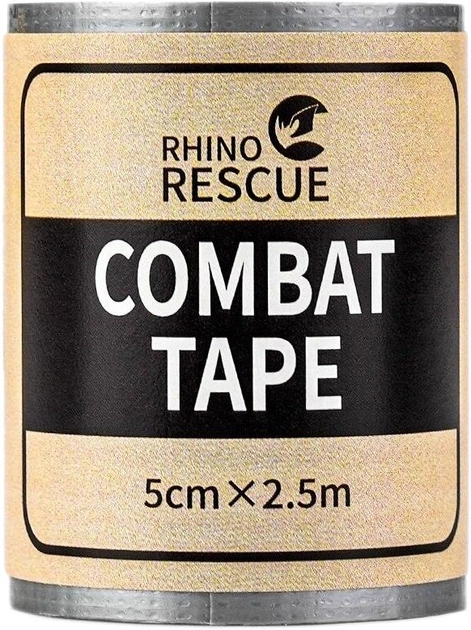 Скотч армований тактичний Rhino Rescue "COMBAT TAPE" 5 см х 2.5 м 33 г (7772226560012) - зображення 1
