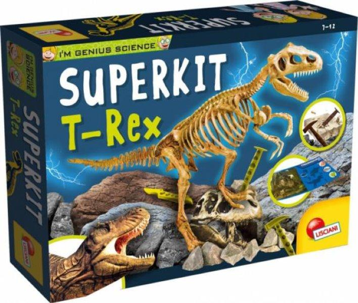 Zestaw naukowy Lisciani I'm a Genius Super kit Archeologiczny "T-Rex" (8008324081103) - obraz 1