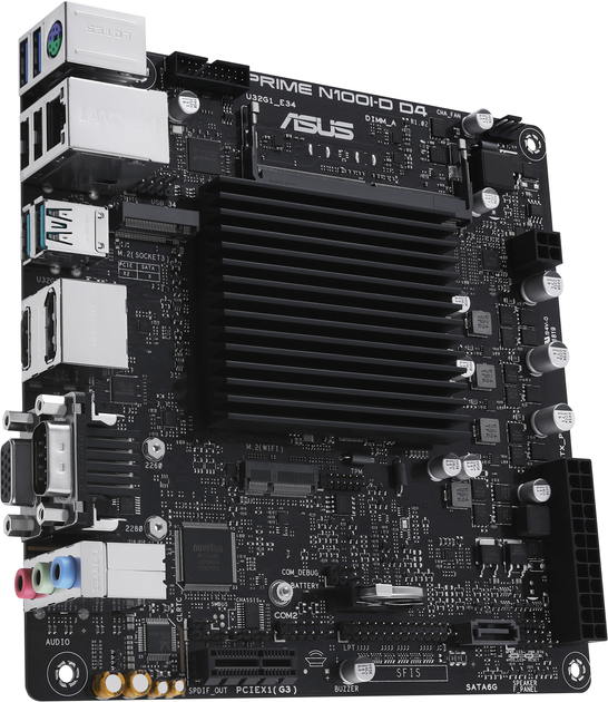 Материнська плата Asus PRIME N100I-D D4-CSM - зображення 3