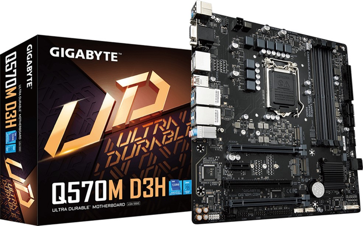 Материнська плата Gigabyte Q570M D3H - зображення 5