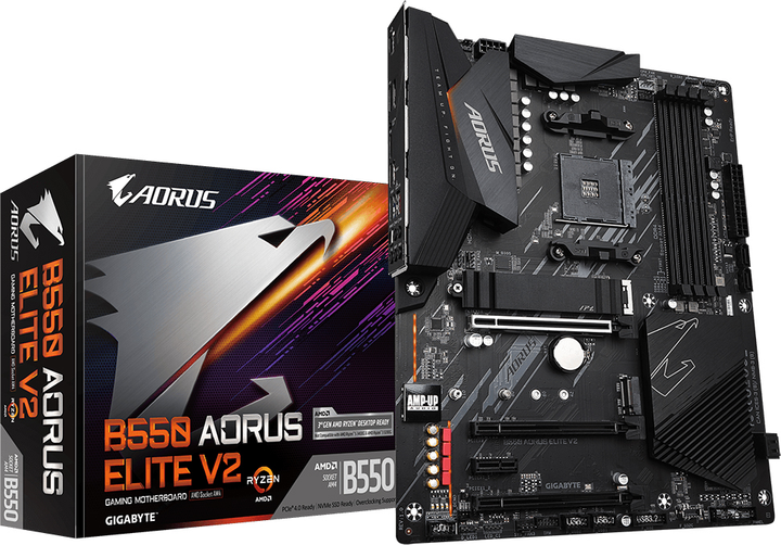 Материнская плата Gigabyte B550 AORUS ELITE V2 - изображение 5