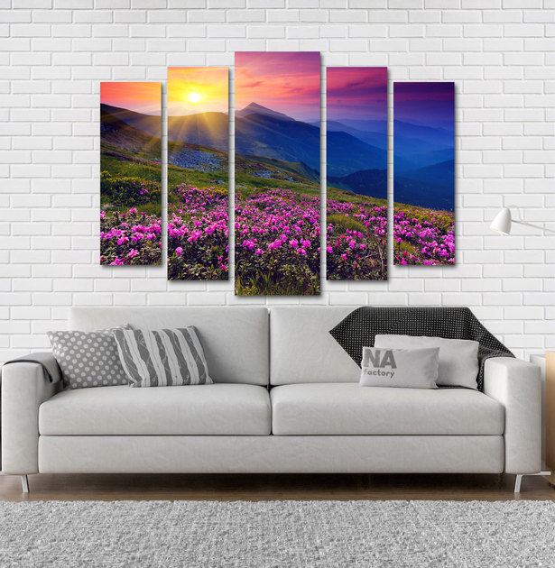 Модульная картина Природа Горы Art-60_5 с лаковым покрытием – купить ...