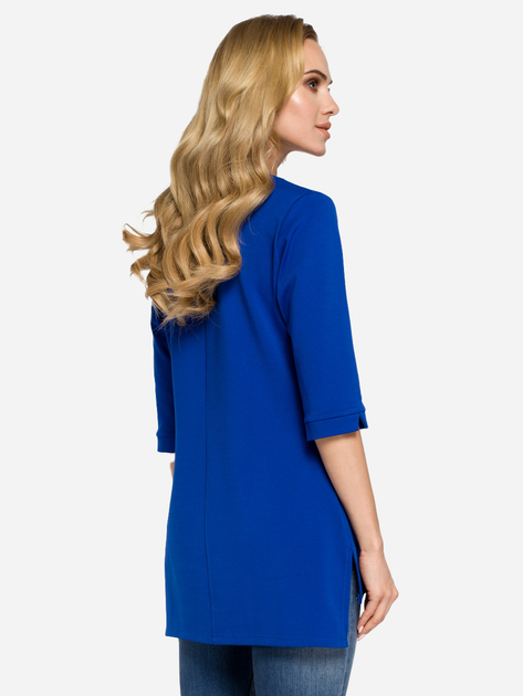 Блузка жіноча Made Of Emotion M278 L Синя (5902041171587) - зображення 2
