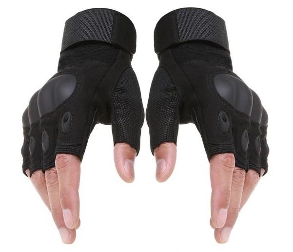 Перчатки без пальцев Черный L (Alop) 60414590 - изображение 1