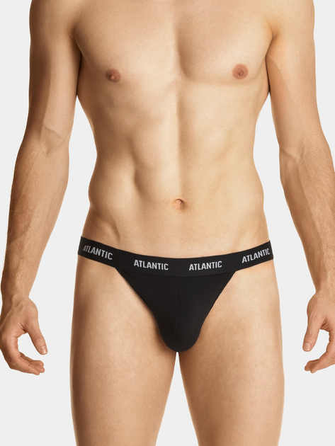 Трусы-танга мужские Atlantic MP-1571 L Черные (5903351360043) – в ...