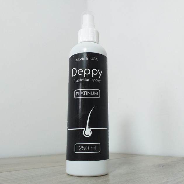 Средство для депиляции Deppy Platinum 250мл Спрей для безболезненной ...