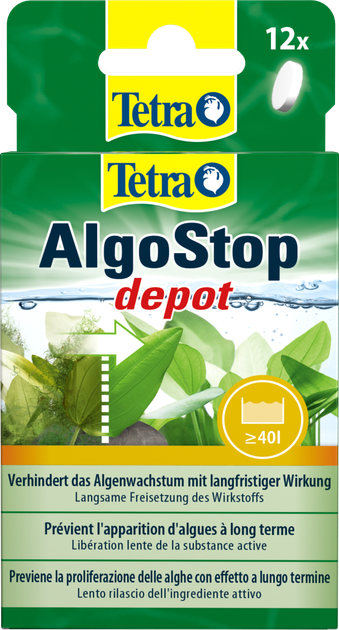 Средство Tetra против водорослей в аквариуме Algostop 12 таблеток на ...