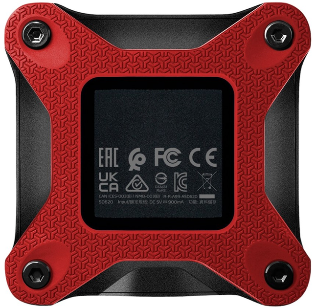 SSD диск ADATA SD620 512ГБ USB 3.2 Type-A 3D NAND TLC Red (SD620-512GCRD) - зображення 3
