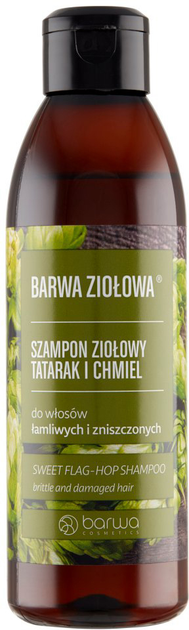 Szampon dla łamliwych włosów Barwa Cosmetics Tatarakowo-chmielowy 250 ml (5902305002367) - obraz 1