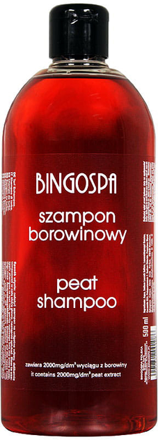 Шампунь для надання блиску волоссю BingoSpa Mud 500 мл (5901842001086) - зображення 1