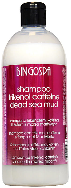 Szampon od łupieżu BingoSpa Trikenol Kofeina Dead Sea 500 ml (5901842001963) - obraz 1