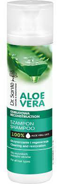 Szampon do odbudowy włosów Dr. Sante Aloe Vera 250 ml (8588006038385) - obraz 1