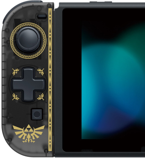 Kontroler Hori D-Pad Zelda do Switcha Black/Gold (4961818029682) - obraz 2