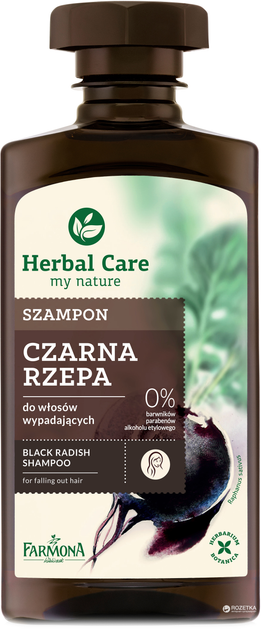 Шампунь проти випадіння волосся Farmona Herbal Care Black Turnip 330 мл (5900117100059) - зображення 1