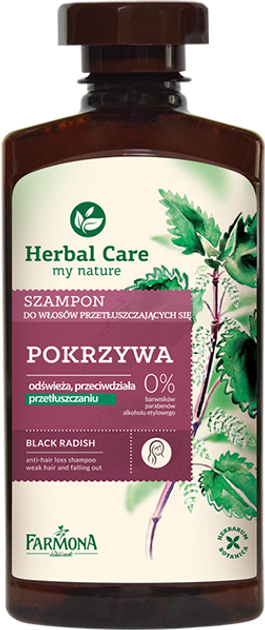 Шампунь для жирного волосся Farmona Herbal Care Nettle 330 мл (5900117095232) - зображення 1