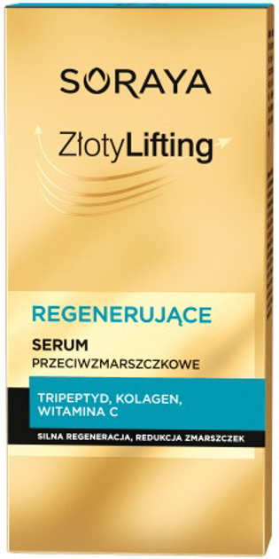 Serum przeciwzmarszczkowe Soraya Złoty Lifting regenerujące 30 ml (5901045089522) - obraz 1