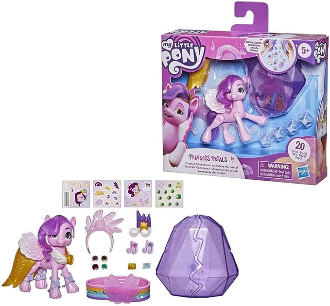 Ігровий набір Hasbro My Little Pony Crystal Adventure Princess Petals (5010993836628) - зображення 1