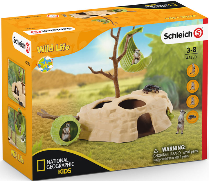 Ігровий набір Schleich Wild Life Meerkat Hangout (42530) (4059433426273) - зображення 2