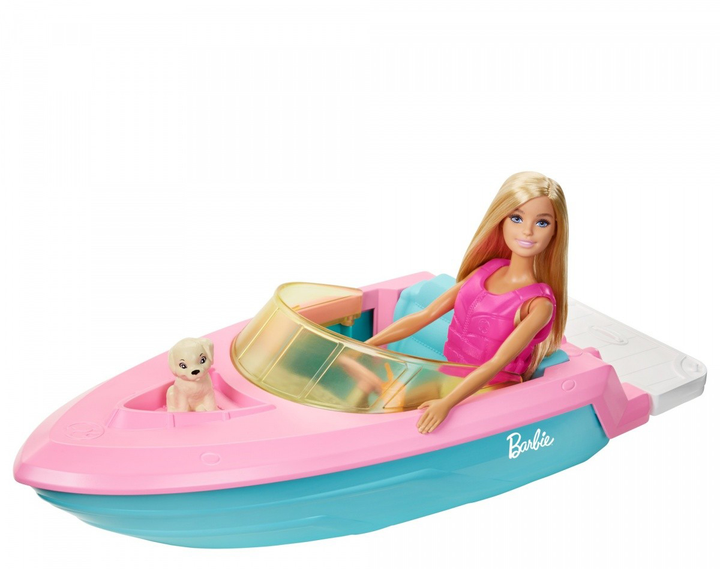 Zestaw do zabawy Mattel Barbie Doll With Boat GRG30 (887961903560) - obraz 2