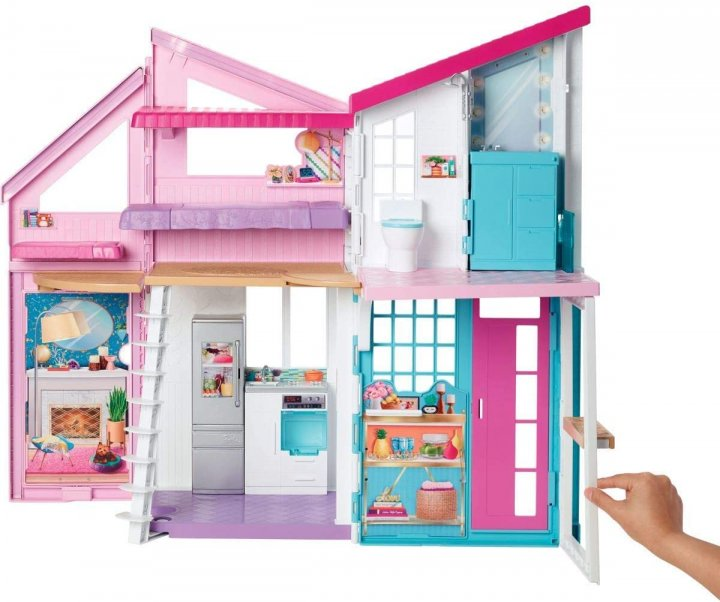 Ігровий набір Кукла Barbie Malibu House з аксесуарами (887961690774) - зображення 1