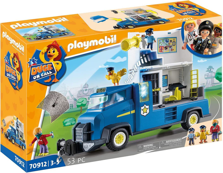 Ігровий набір Playmobil Duck on Call Поліцейська вантажівка (4008789709127) - зображення 1