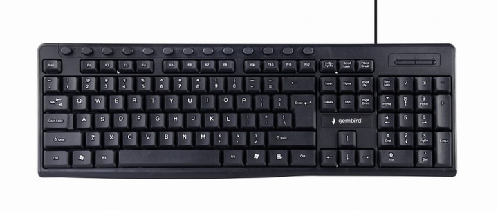 Клавіатура KB-UM-107-DE розкладка DE (8716309122405) - зображення 1
