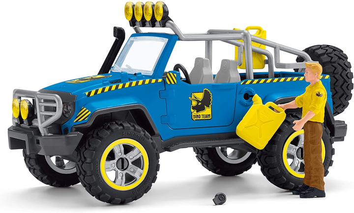 Zestaw do zabawy Schleich Dinosaurs Suv z placówka Dino (4059433266442) - obraz 5