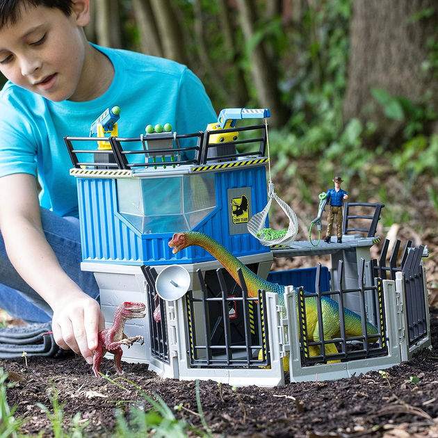 Zestaw do zabawy Schleich Dinosaurs- Duża Stacja Badawcza Dinozaurów (4059433572758) - obraz 3